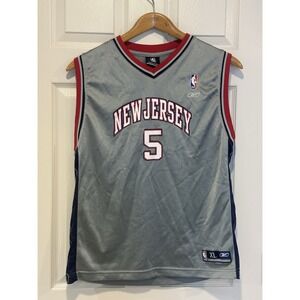 Cintage Reebok New Jersey Jason Kidd Jersey Youth Size XL‎ 18-20